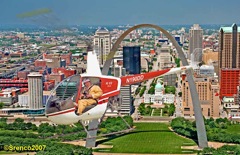 Gateway Arch & downtown St Louis