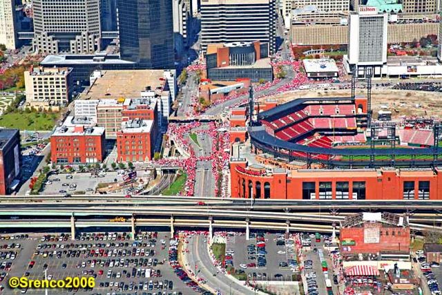 World Series Parade into Busch Stadium