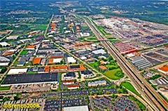Fenton MO Industrial area around Chrysler Plant