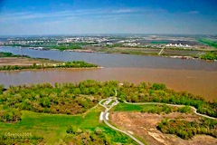 Confluence Mississippi & Missouri River 2005